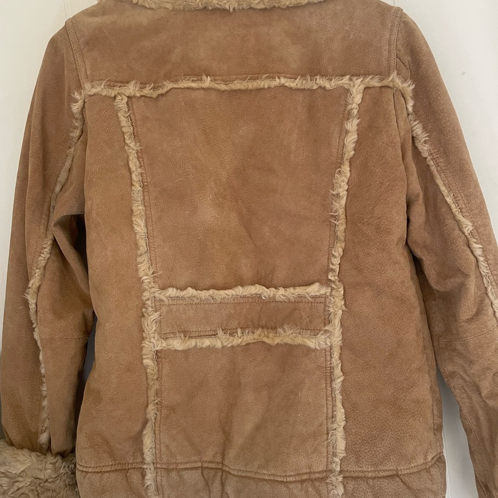 Tan Shearling Jacket - image 3